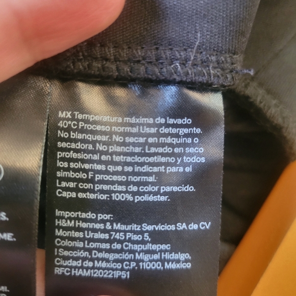 H&M Pleated Black Maxi Dress - Small - Picture 7 of 7